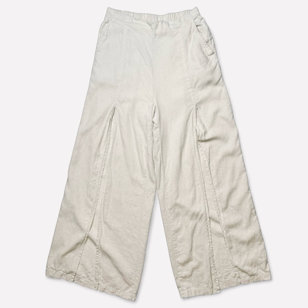 HG Linen Front Split Pants